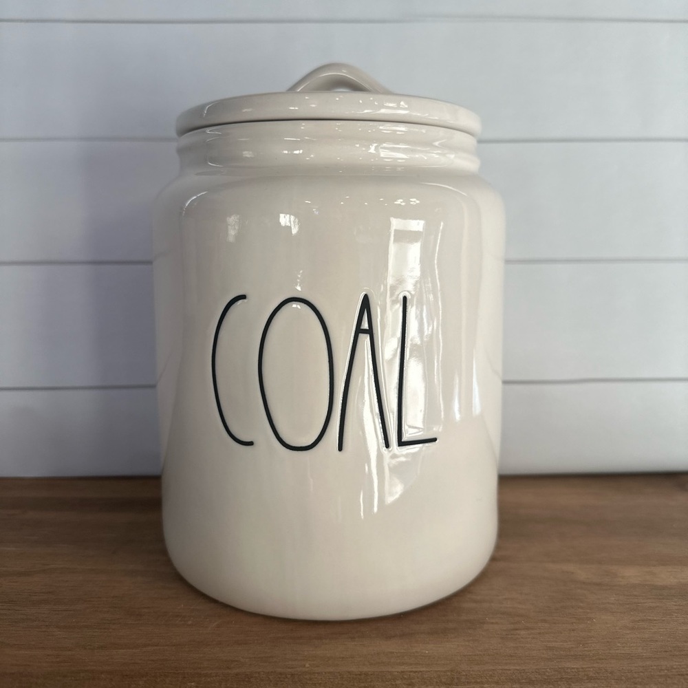 Rae Dunn Coal Canister